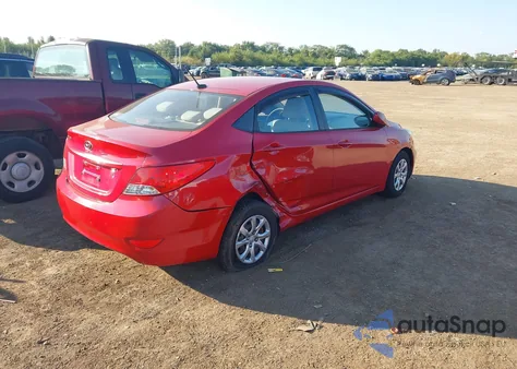 2013 Hyundai Accent Gls from USA, damaged, VIN KMHCT4AE4DU523327
